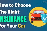 How To Choose The Right Insurance Policy For You