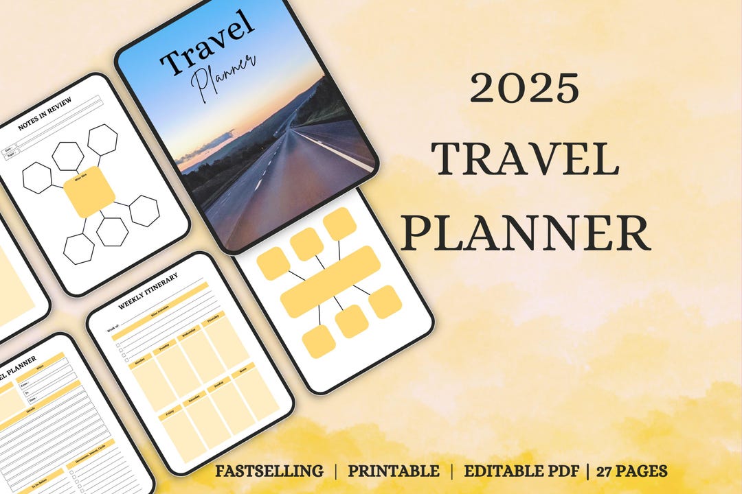 Travel Planner, Trip Itinerary and Organizer, Vacation Journal ... Best Tools For Organizing Your Travel Itinerary